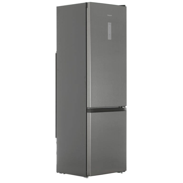 Холодильник с морозильником Hotpoint HT 6200 MX серебристый