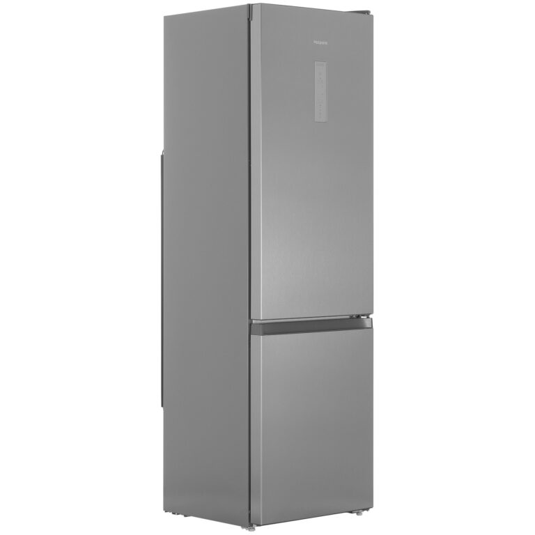 Холодильник с морозильником Hotpoint HT 1816 MX серебристый